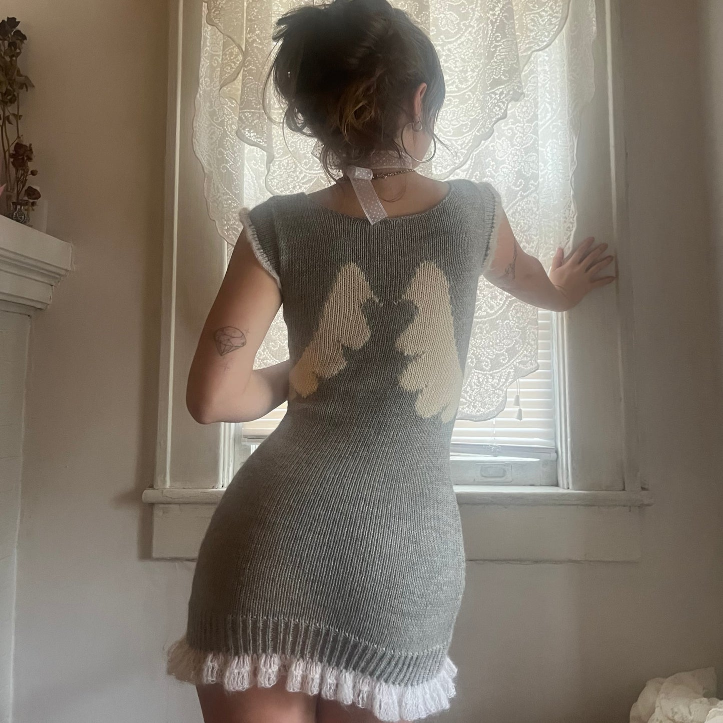 angel baby mini dress