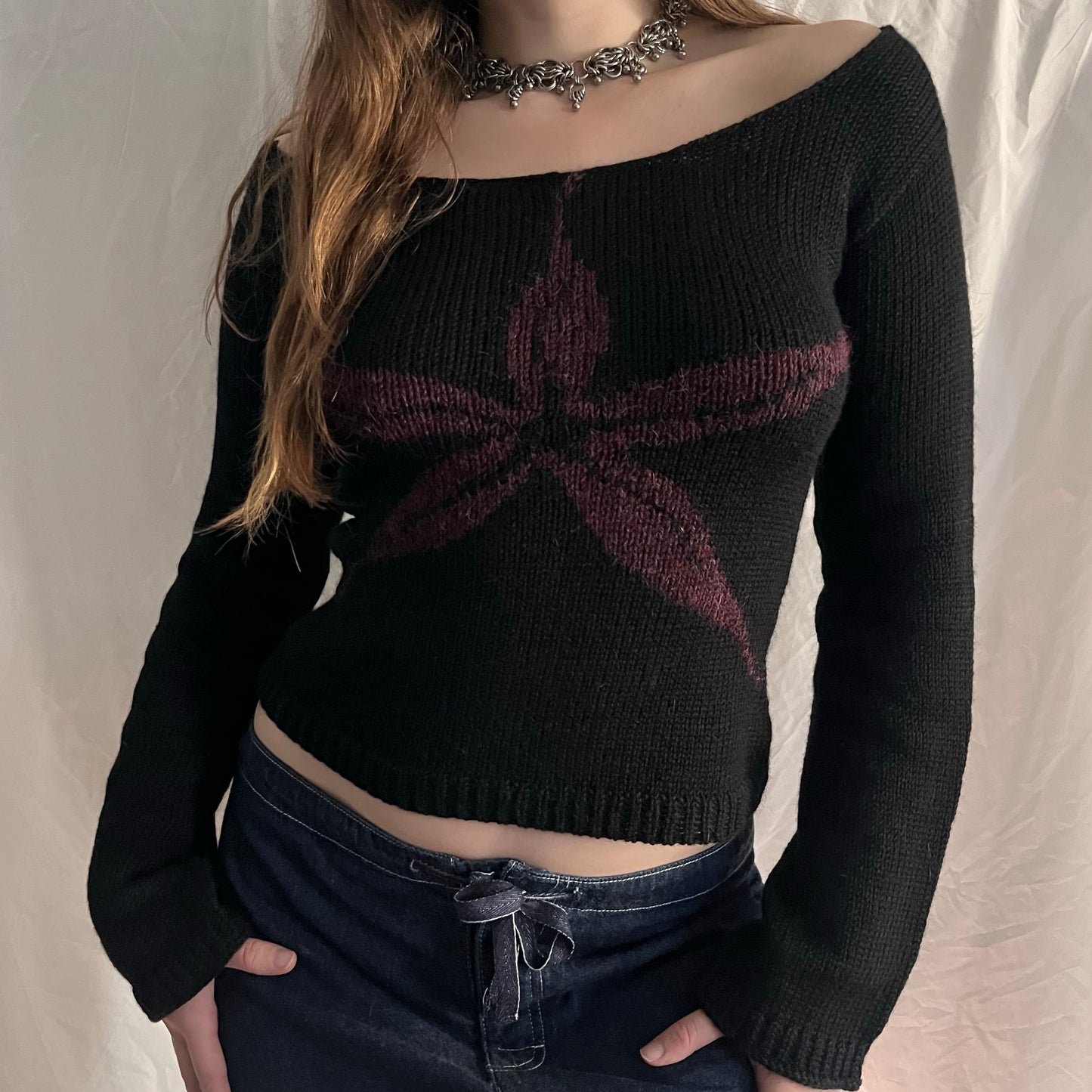 star flower sweater