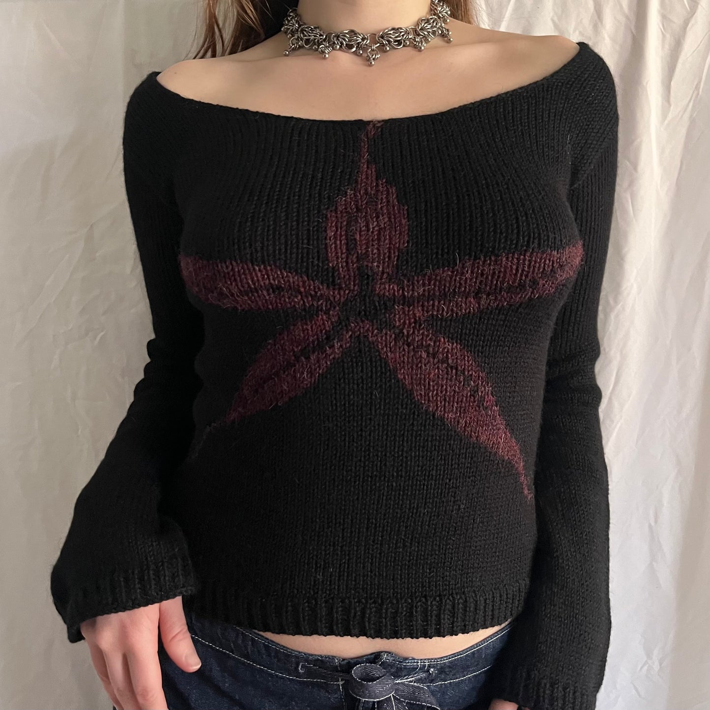 star flower sweater